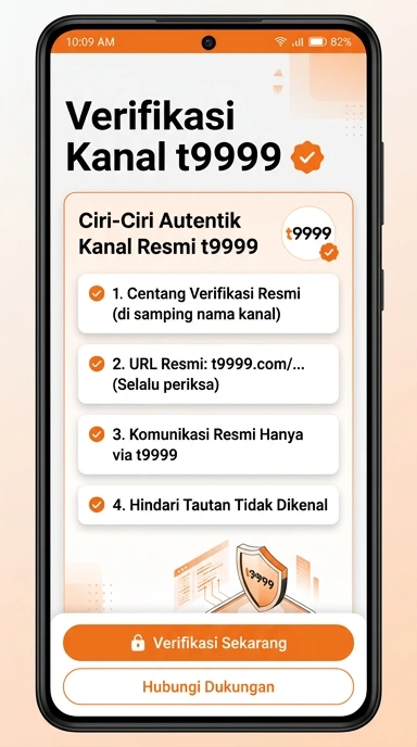 Tampilan kanal resmi t9999